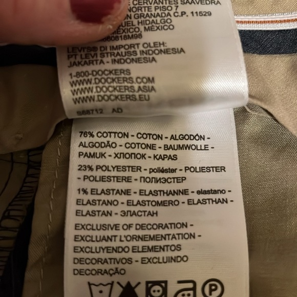 Dockers straight Flex Comfort Signature Khaki size Men’s 34 X 34 - Picture 9 of 9